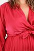 Picture of PLUS SIZE SATIN LONG DRESS